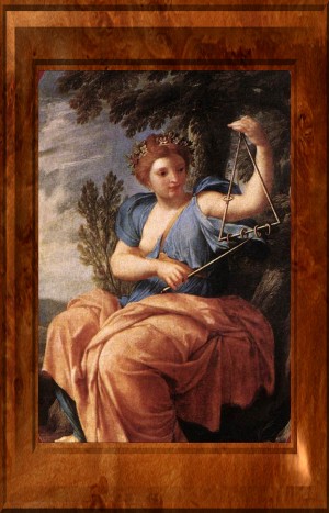 "The Muse Terpsichore" by Eustache Le Sueur, 1652-55, Louvre Gallery Paris